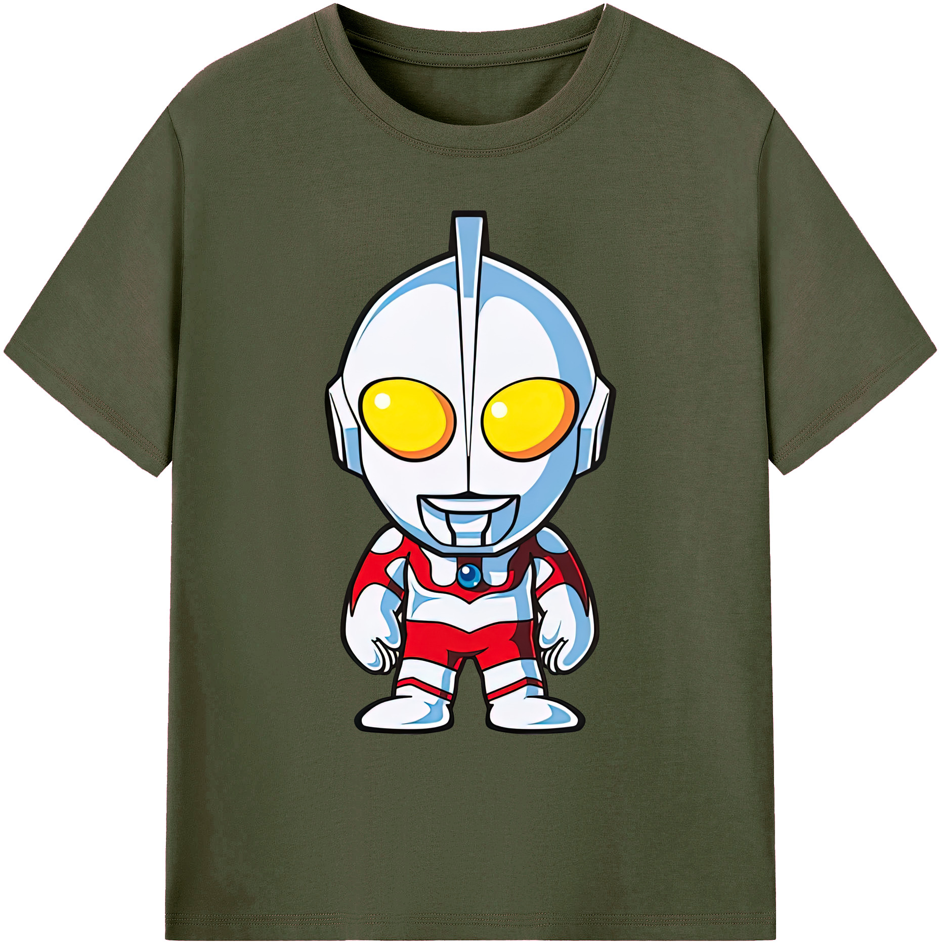 （画像用） ウルトラマン Ultraman 綿100％ メンズ半袖Tシャツ｜肌触りやわらか＆通気性